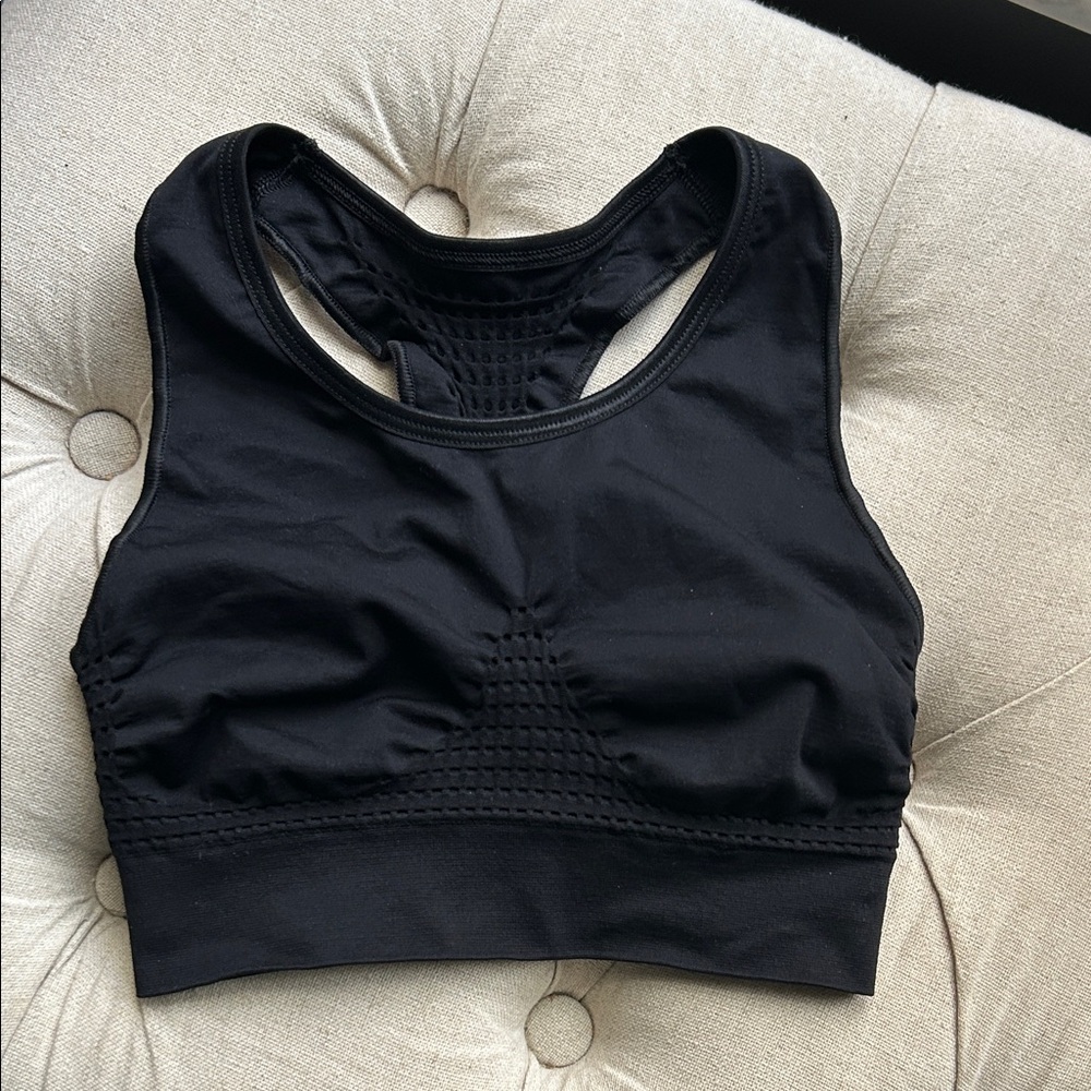 Sweaty Betty Stamina Black Women's Sports Bra Small Racerback
